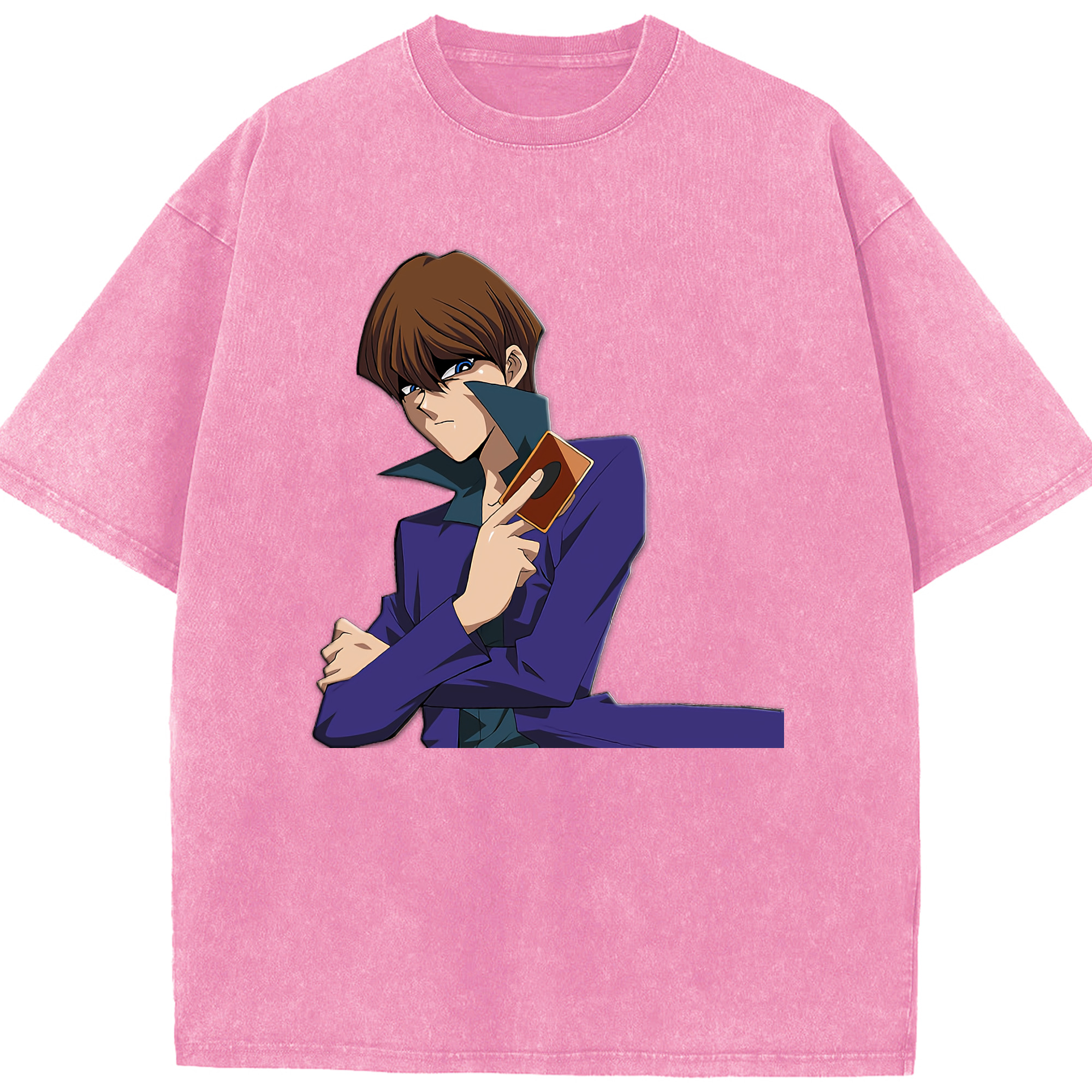 （画像用） 遊☆戯☆王 Yu-Gi-Oh! 綿100% ヴィンテージ風 半袖Tシャツ（フロントプリント）
